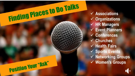 How to Get More Speaking Engagements ...without begging!