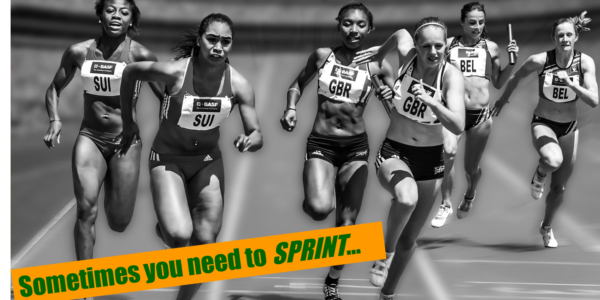 Sometimes you need to sprint...